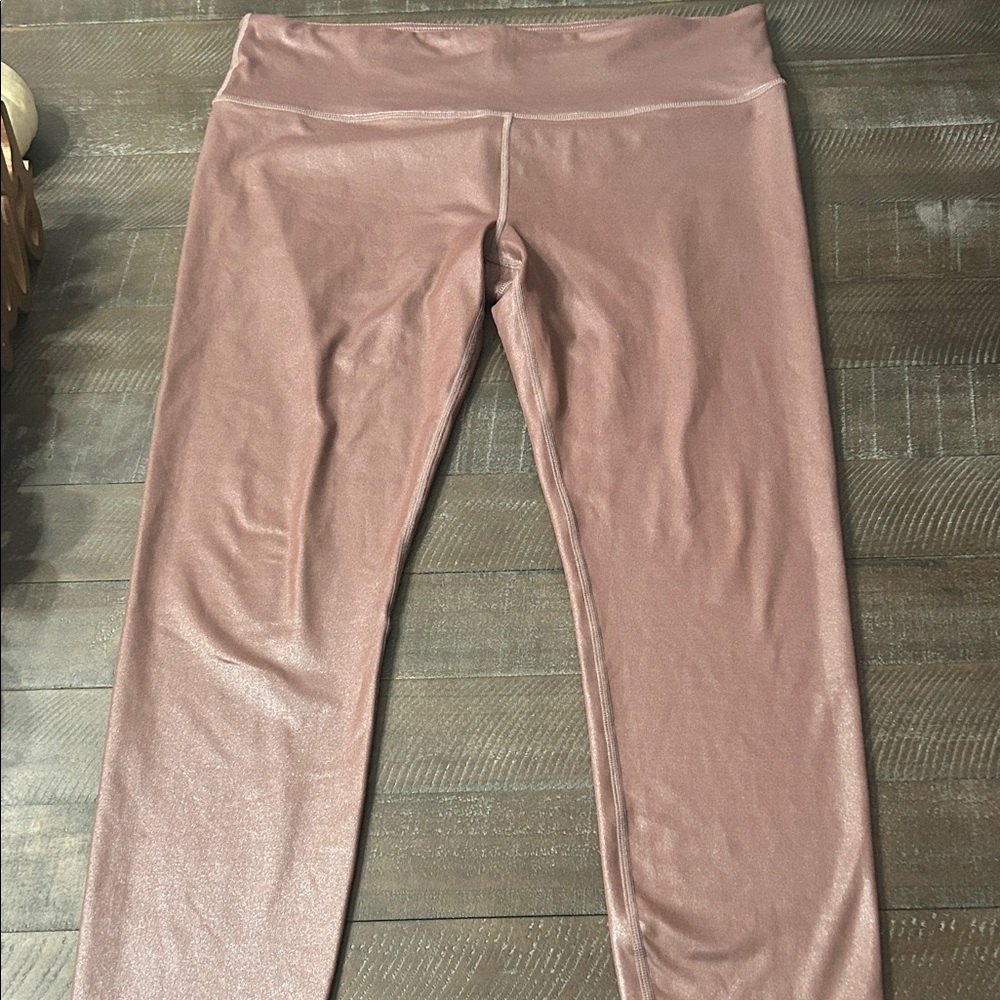 Athleta Shimmering Brown Leggings